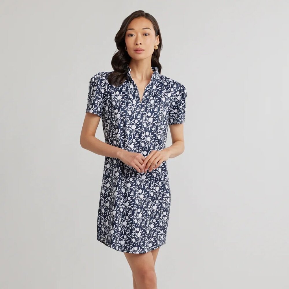 Dudley Stephens, Parker Puff Sleeve Dress in Luxe Stretch